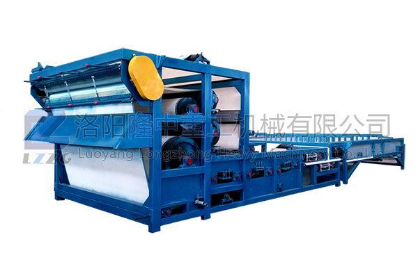 移動式帶式壓濾機，中外結(jié)合、及時轉(zhuǎn)場更靈活